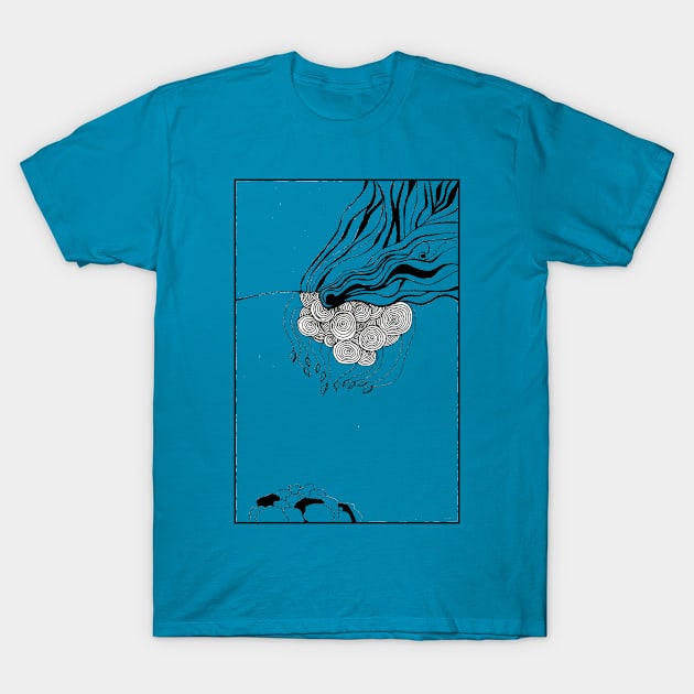 Sea-monster T-Shirt by Derivaat